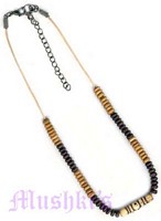 Bone Disc Necklace - click here for large view